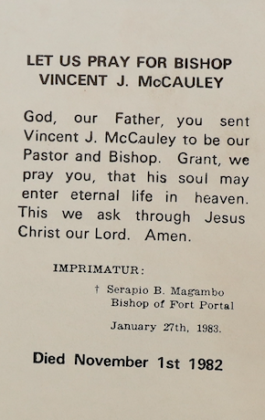 Bishop Vincent J. McCauley, C.S.C.