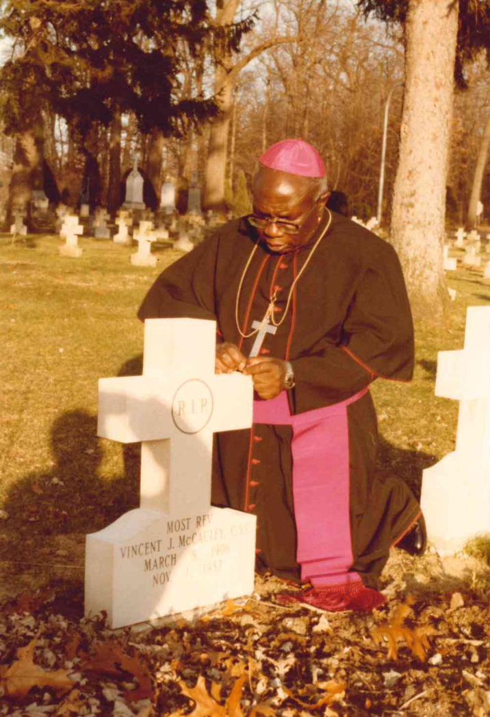 Burial of Bishop McCauley
